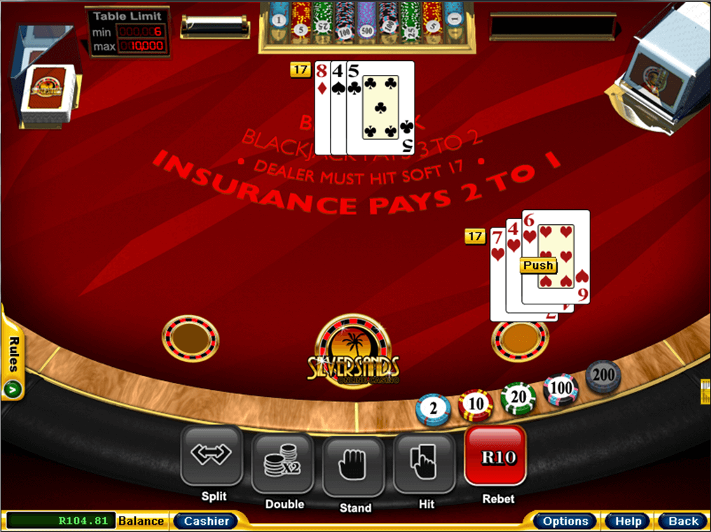 casino 21 blackjack