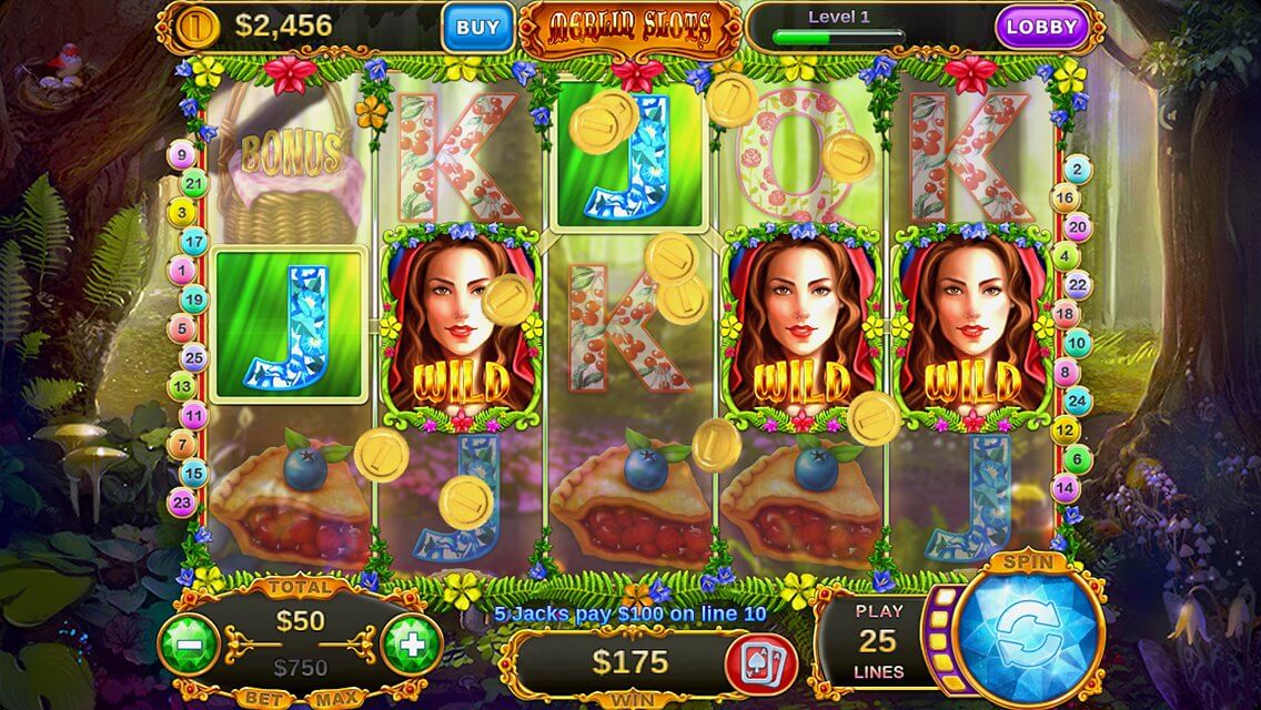 Merline Slots Magic Jackpot Screenshot